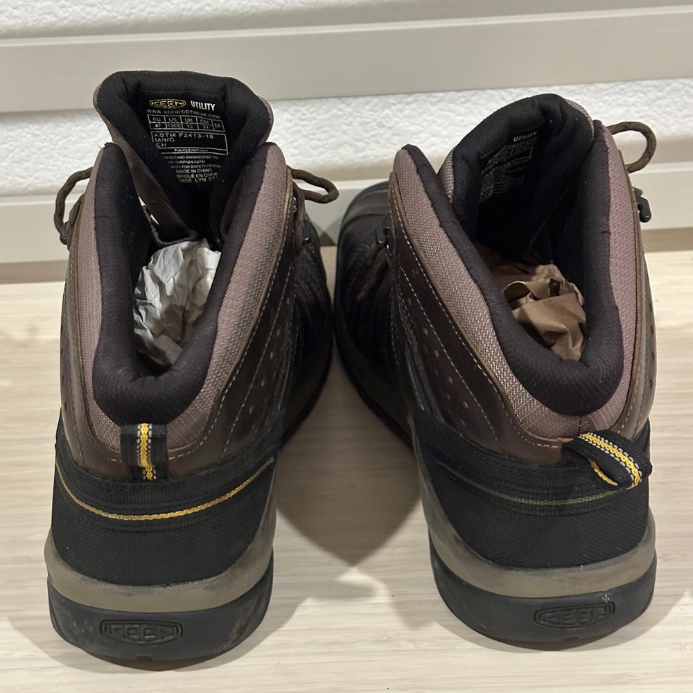 KEEN UTILITY Men’s Size 13EE Lansing Mid Steel Toe WP Work Boot - Picture 3 of 7